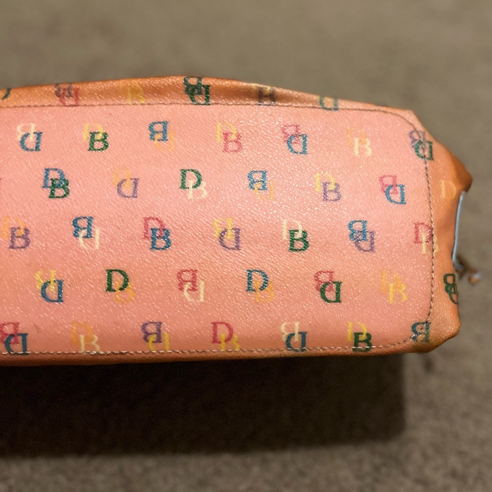 Dooney & Bourke Vintage Y2K Pink Leather Tote Bag - Picture 4 of 16